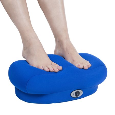 REMEDY Vibrating Foot Massager with Soft Microbead Filling - Relaxation and Stress Relief for Tired Feet 82-4550